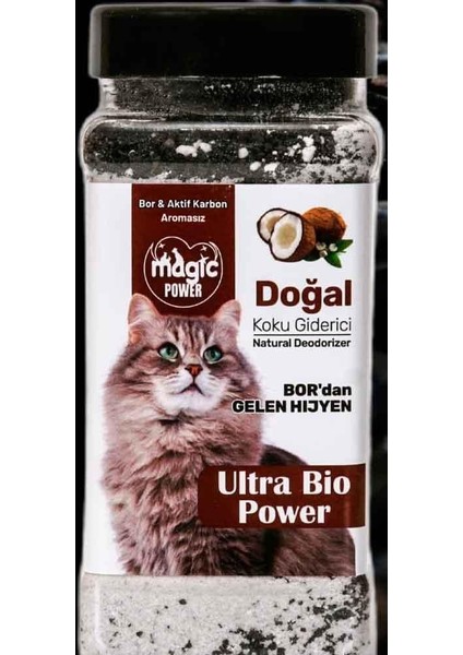 Kedi Kumu Koku Giderici Bor + Aktif Karbon 175 gr