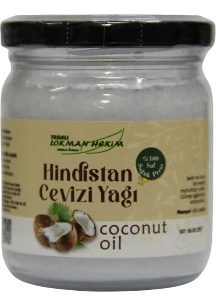 Tunalı Lokman Hekim Coconut Oil Hindistan Cevizi Yağı 50ML