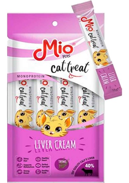 Kedi Ödülü Krema Ciğerli 4X15 gr