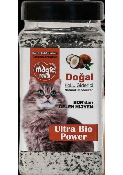 Magic Power Kedi Kumu Koku Giderici Bor Hindistan Cevizi 175 gr