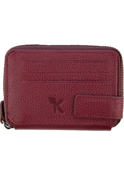 Deri Erkek Cüzdan Bordo C211-06