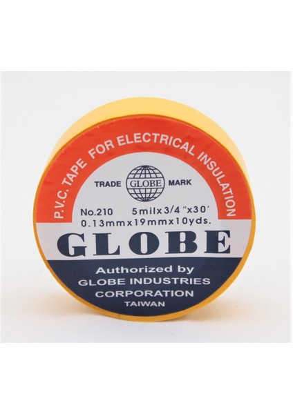 Pvc Elektrik Izolasyon Bant .0.13X19X10YARDS" (Sarı)
