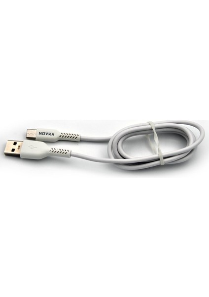 Type-C & USB 3.4 A Şarj Kablosu 1 Metre Beyaz modelleri