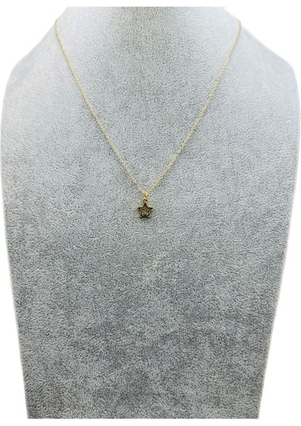 Altın Renk Yıldızlı Kolye