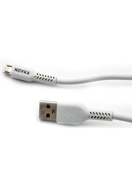 Micro & USB 3.4 A Şarj ve Data Kablosu 1 Metre Beyaz fiyatları
