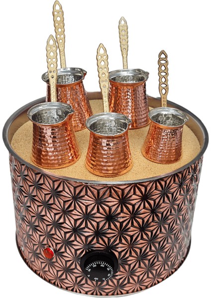 Kumda Kahve Makinesi - Bakır Kumda Kahve Makinesi - Türk Kahvesi Makinesi 32CM x 32CM x 22CM