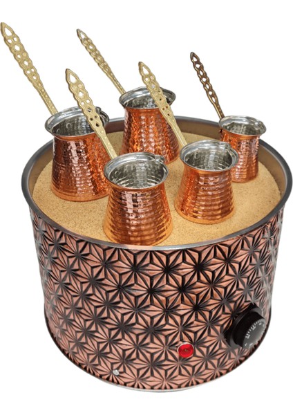 Kumda Kahve Makinesi - Bakır Kumda Kahve Makinesi - Türk Kahvesi Makinesi 32CM x 32CM x 22CM