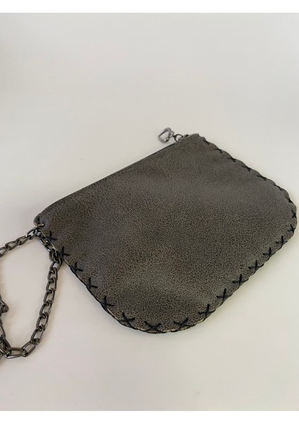 Etnik Clutch Çanta Ince/ Kadın Desenli 17*13