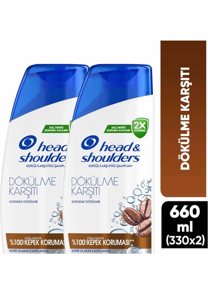 H&s Şampuan Saç Kafein Etkili 330 ml X2 Adet