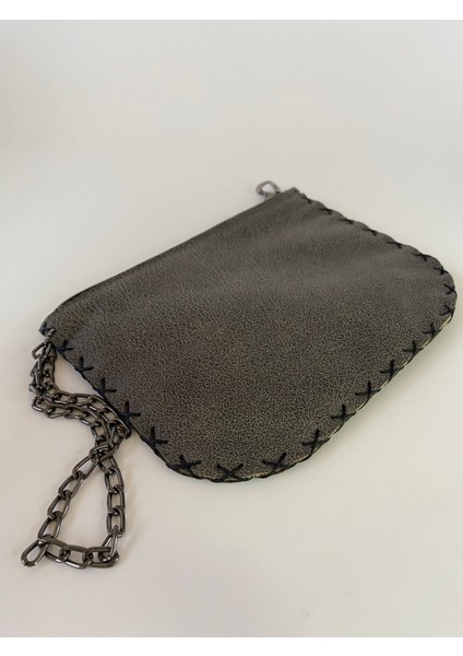 Etnik Clutch Çanta Ince/ Gün Batımı Desenli 17*13