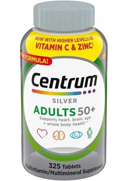 Silver Adults Multivitamin 50+ 325 Tablet