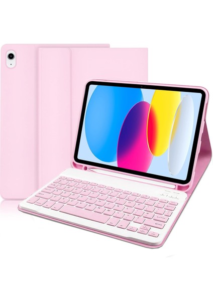 iPad Air 11 İnç M2 Çipli 6.Nesil 2024 Case Uyumlu Bluetooth Türkçe Q Klavyeli Kılıfı