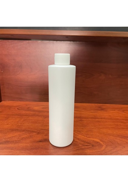 200 cc Silindir Mat Sert Pe Şişe - Beyaz Kapaklı- 200ML Beyaz Pe Şişe x 10 Adet