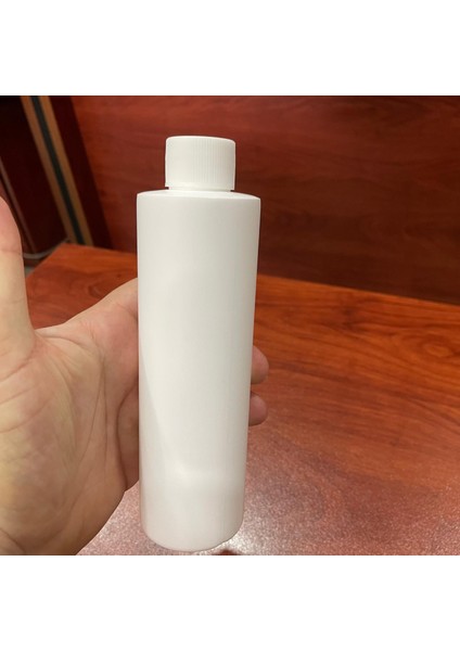 200 cc Silindir Mat Sert Pe Şişe - Beyaz Kapaklı- 200ML Beyaz Pe Şişe x 10 Adet fırsatları