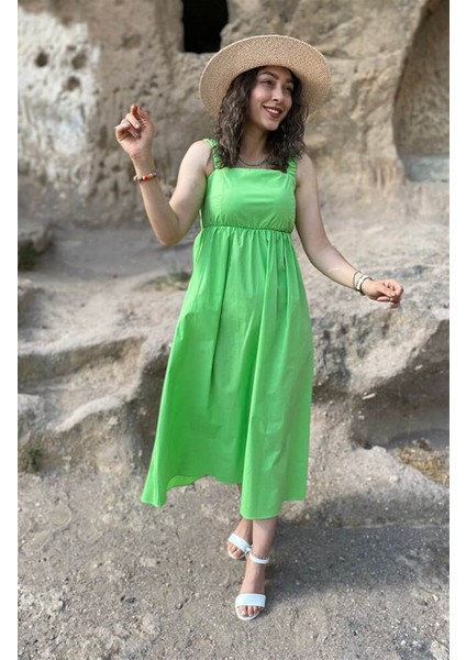 Mabelle Yeşil Elbise
