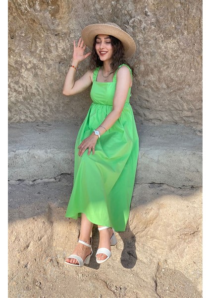 Mabelle Yeşil Elbise