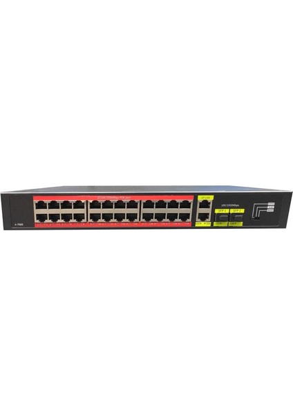 Tıwox TP-G2422SFP-POE300W 24 Port Gıgabıt+2xgb RJ45/2XSFP Uplınk Rackmount Poe Swıtch