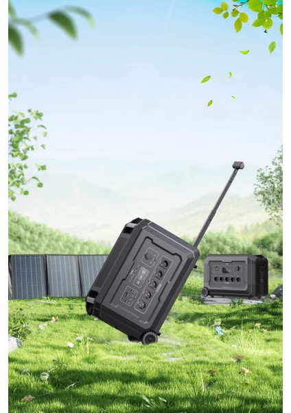 S3 Taşınabilir Güç Kaynağı 3072 Wh Kapasite, 3600W Güç - Ev Deniz ve Dış Mekan Kullanımı Için Lifepo4 Bataryalı Solar Jeneratör
