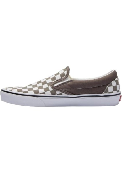 Classic Slip-On VN000BVZ9JC1 Unisex Kahverengi-Beyaz Günlük Sneaker Ayakkabı