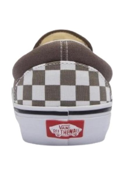 Classic Slip-On VN000BVZ9JC1 Unisex Kahverengi-Beyaz Günlük Sneaker Ayakkabı