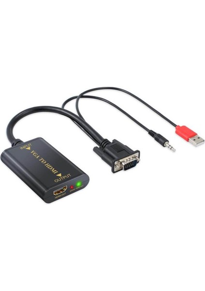 VGA To HDMI Dönüştürücü Kablo