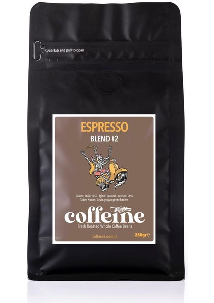 Espresso Blend #2 Çekirdek Kahve (250GR)
