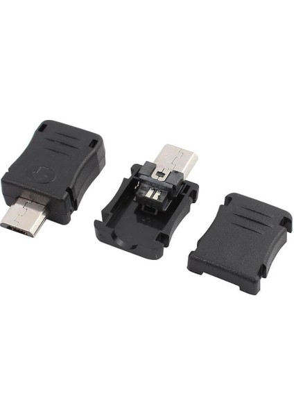 3 Pin Mikro USB Konnektör - 10 Adet