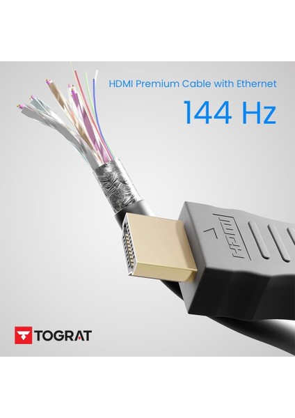 1 Metre 144 Hz HDMI Kablo