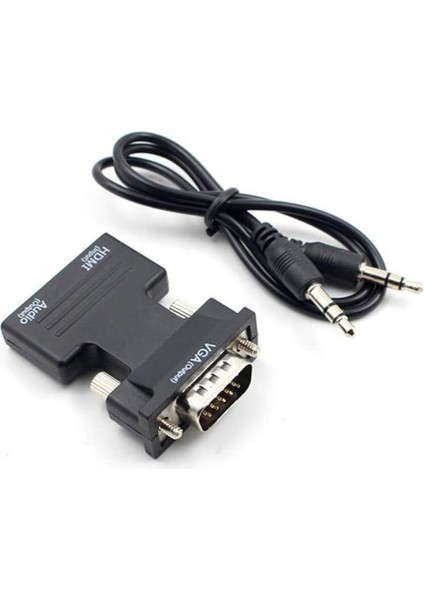 Ses Destekli HDMI To VGA Dönüştürücü