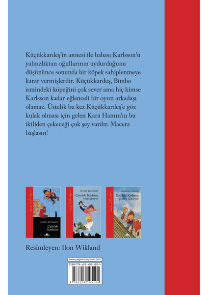 Çatıdaki Karlsson Yine Uçuyor (Ciltli) - Astrid Lindgren
