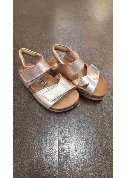 22-36 Numara Mantar Taban Deri Sandalet