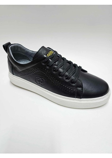 Deri Bağcıklı Kalın Hafif Beyaz Tabanlı Günlük Erkek Ayakkabı C-890E7 fiyatları