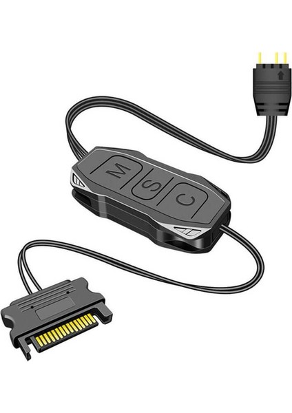 Coolmoon Ar1 Argb LED Kontrolcü 5V-3 Pin - Sata 15 Pin