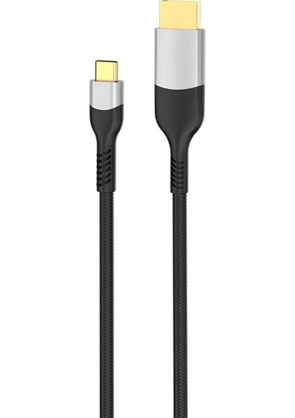 QG08 8k 60 Hz Görüntü Kalitesi Type-C To Display Port Kablo 1.8m
