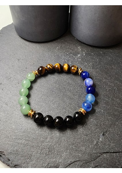 Ikizler Burcu Orjinal Doğal Taş Kadın ve Erkek Bileklik fiyatları