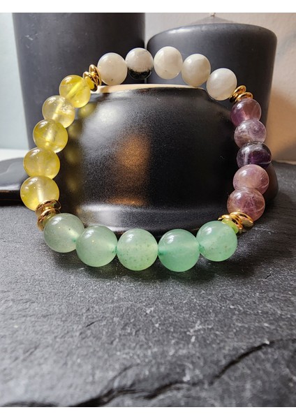 Başak Burcu Orjinal Doğal Taş Kadın ve Erkek Bileklik modelleri