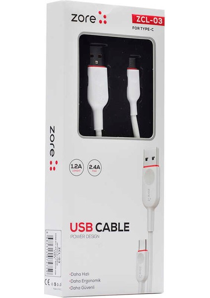 Zcl-03 Type-C USB Kablo