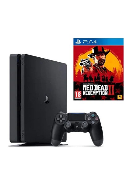 Playstation 4 Teşhir Ürünü 500 GB Tek Kol Red Dead Redemption Garantili Dreamland