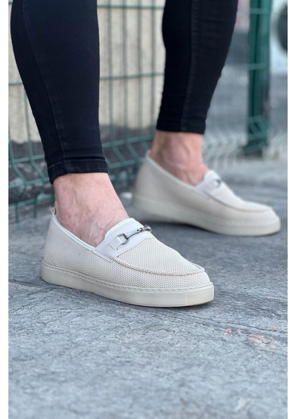 WG060 Bej Triko Babet Erkek Casual Ayakkabı modelleri