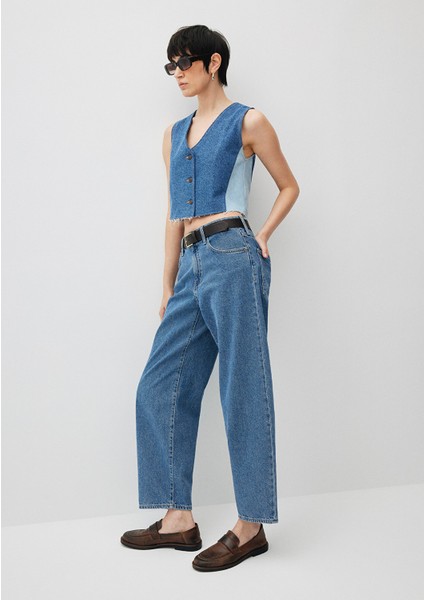 Leila All Blue İndigo Mavisi Jean Pantolon 1010600-87703