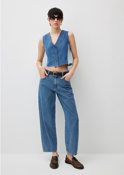 Leila All Blue İndigo Mavisi Jean Pantolon 1010600-87703 modelleri