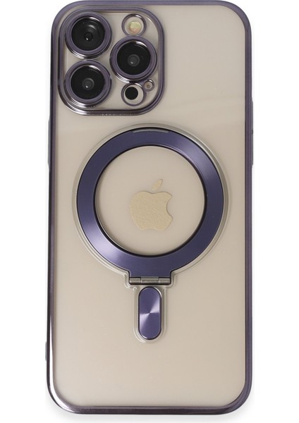 Iphone 14 Pro Era Magsafe Standlı Kapak - Derin Mor 376008