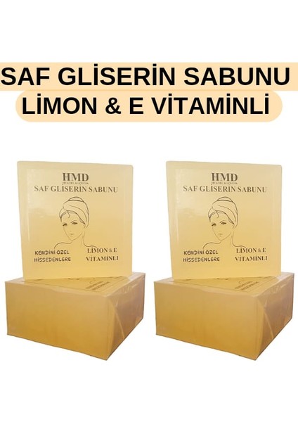 Saf Gliserin Sabunu x 2 Ad.limon & E Vitaminli Arındırıcı,besleyici,nemlendirici Şeffaf Doğal Gliserin Sabun