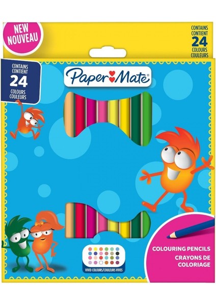 Paper Mate Papermate 24'lü Kuru Boya Kalemi 2166489