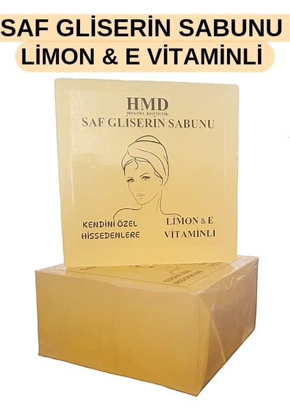 Saf Gliserin Sabunu x 4 Ad.limon & E Vitaminli Arındırıcı,besleyici,nemlendirici Şeffaf Doğal Gliserin Sabun fırsatları