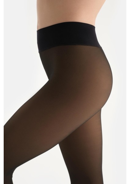 Siyah Ten Görünümlü Premıum Termal Külotlu Çorap fiyatları