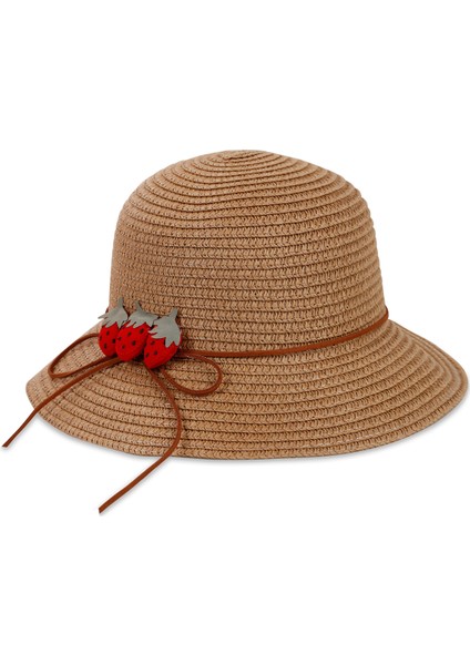 Civil Girls Kız Çocuk Şapka 6-9 Yaş Naturel