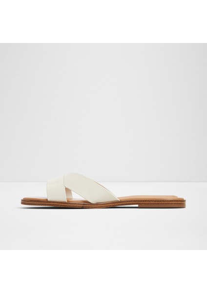 Carıa Sandalet Düz Terlik - Ekru modelleri