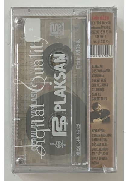 Ozanlar Yaylası 1 Kaset (Jelatininde Sıfır Orjnal Dönem Baskı Kaset) fiyatları