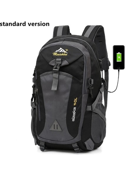 Stil 9 Weysfor 40L Su Geçirmez Erkek Sırt Çantası Seyahat Paketi Spor Çantası Paketi Açık Dağcılık Yürüyüş Tırmanma Kamp Sırt Çantası Erkek (Yurt Dışından)